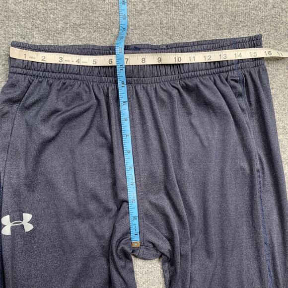 Under Armour Training Pants Mens L Large Navy Tech Loose Heatgear Sweatpants - Picture 6 of 13